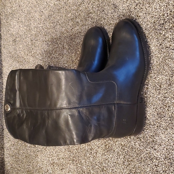 SoldFRYE Melissa 3 Button 2 Riding knee length Tall boots shoes combat sz 6 - Picture 4 of 12